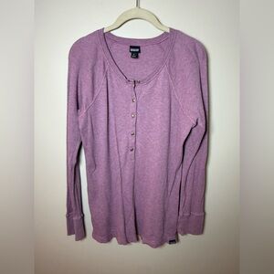 Patagonia Women’s Long Sleeve Waffle Top - Soft Lavender (NWOT)